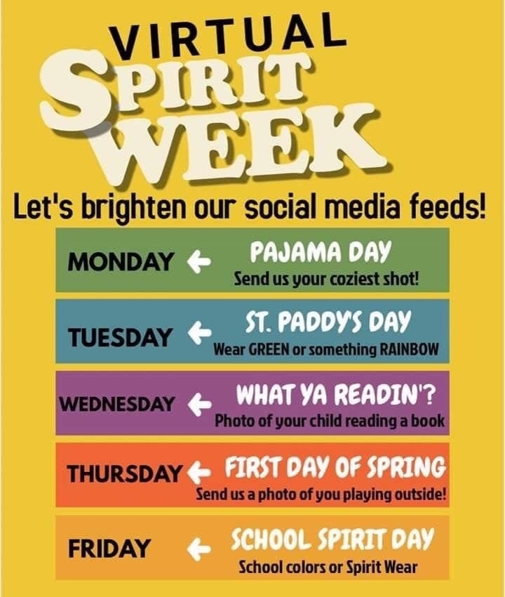 DMJ Virtual Spirit Week! 